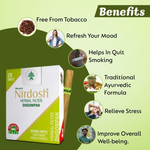 Double Apple - Nirdosh Herbal Dhoompan - Image 3