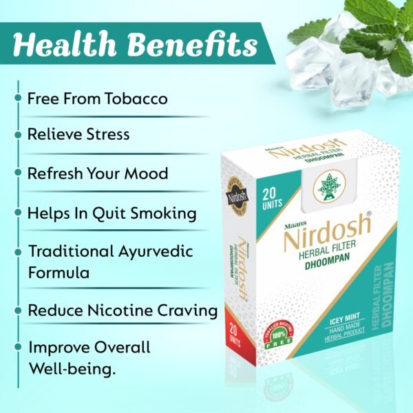 Icey Mint - Nirdosh Herbal Filter Dhoompan - Image 3