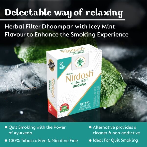 Icey Mint - Nirdosh Herbal Filter Dhoompan - Image 5