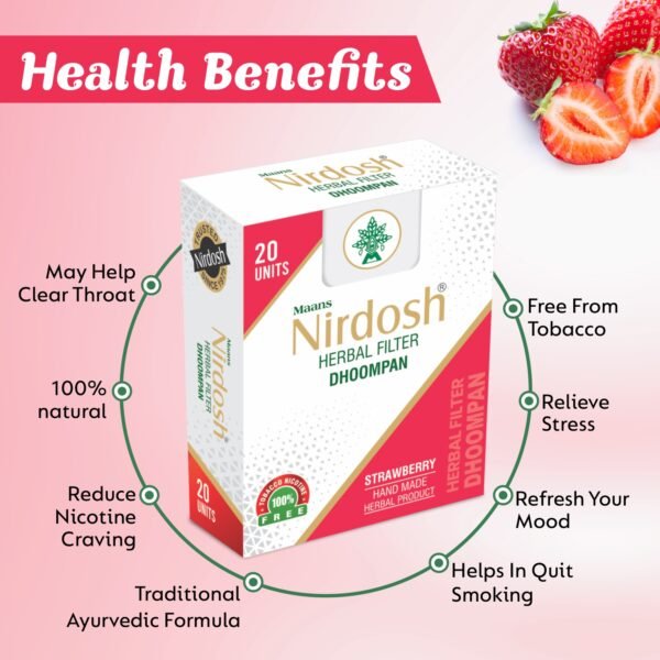 Strawberry - Nirdosh Herbal Dhoompan - Image 2
