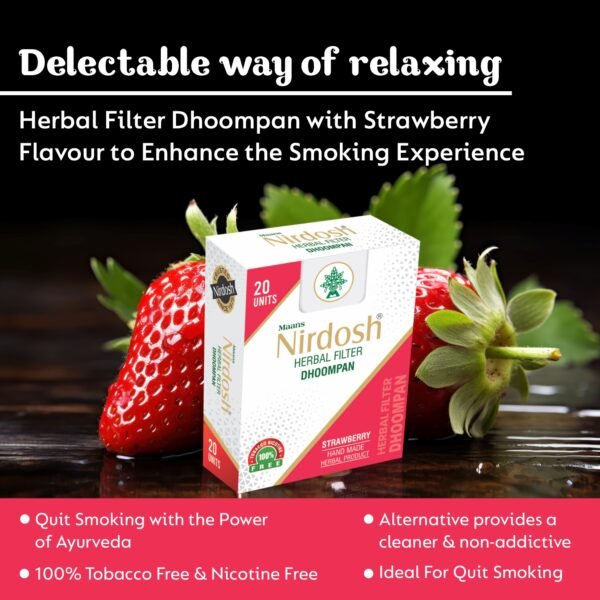 Strawberry - Nirdosh Herbal Dhoompan - Image 4