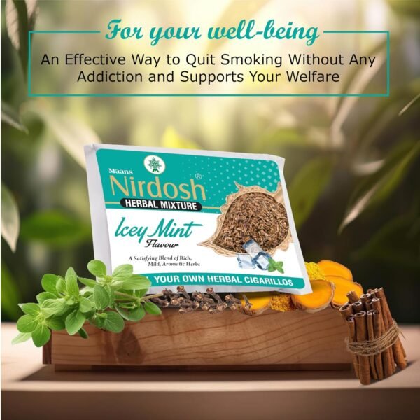 Icey Mint - Nirdosh Herbal Raw Mixtures - Image 4