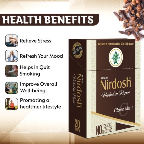 Nirdosh Herbal Smoke (Clove Mint) - Image 5