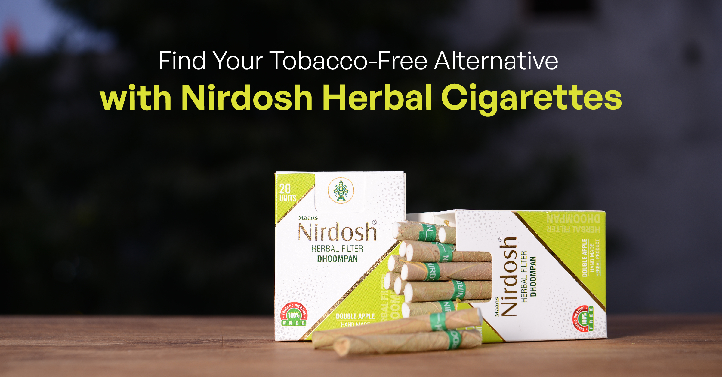 Find Your Tobacco-Free Alternative with Nirdosh Herbal Cigarettes