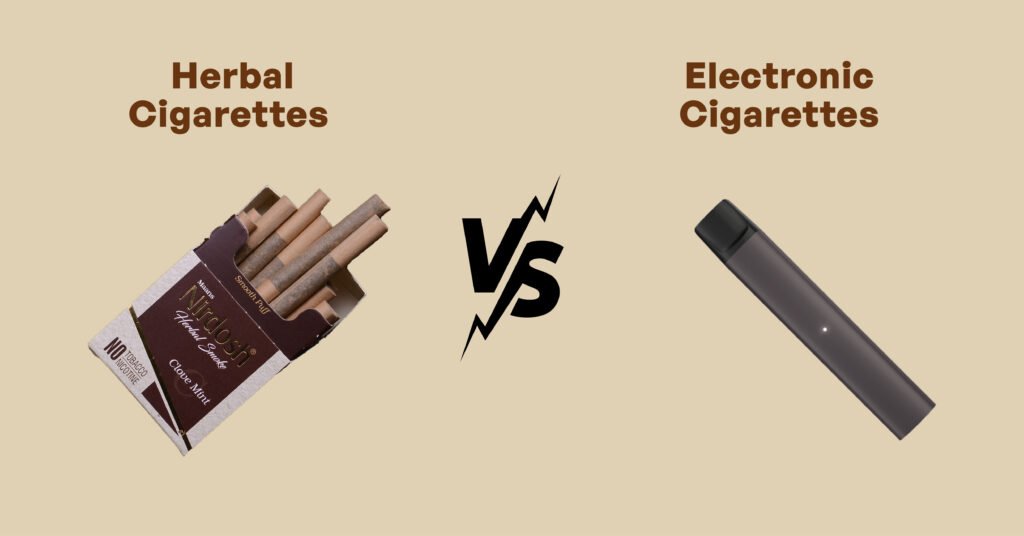 Herbal Cigarettes vs Electronic Cigarettes