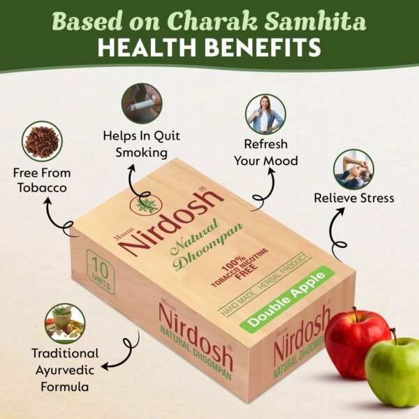 Nirdosh Herbal Smoke (Double Apple) - Image 5