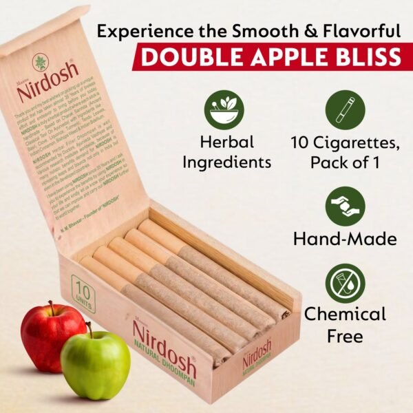 Nirdosh Herbal Smoke (Double Apple) - Image 6