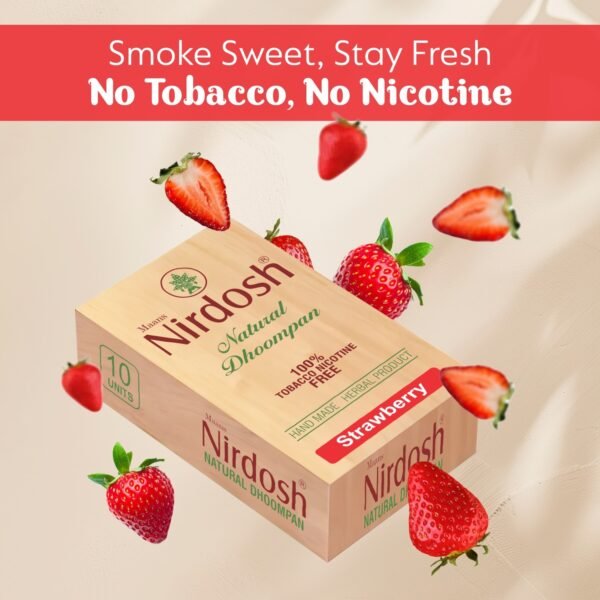 Nirdosh Herbal Smoke (Strawberry) - Image 2