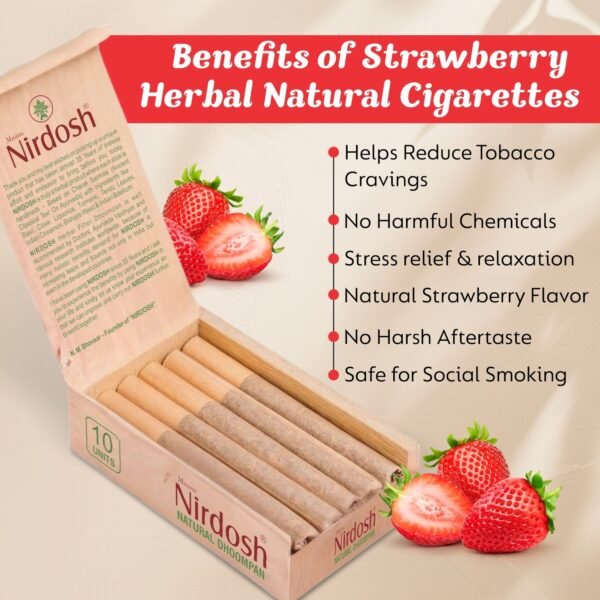 Nirdosh Herbal Smoke (Strawberry) - Image 4