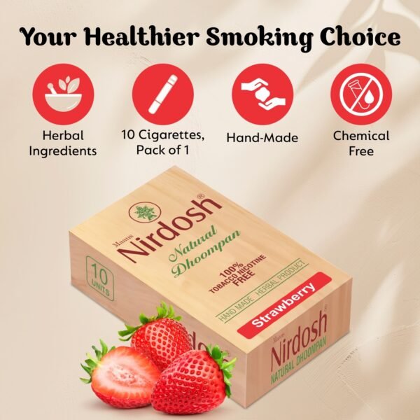 Nirdosh Herbal Smoke (Strawberry) - Image 5