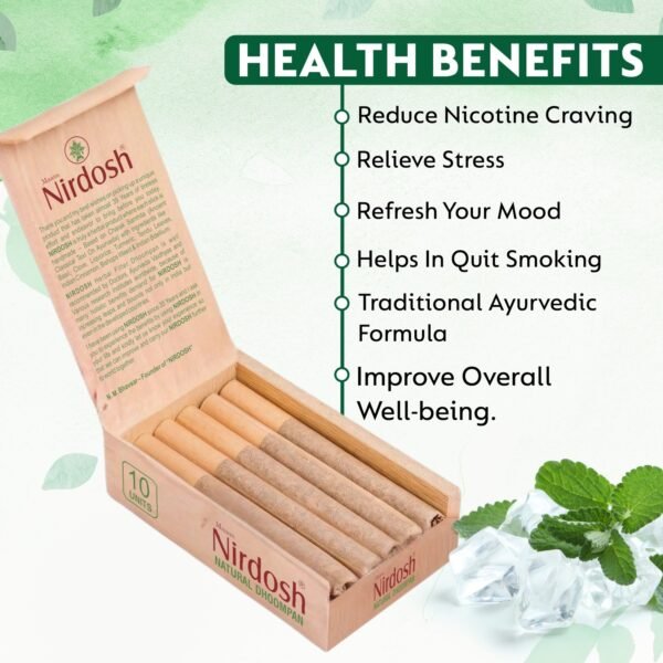 Nirdosh Herbal Smoke (Icey Mint) - Image 5