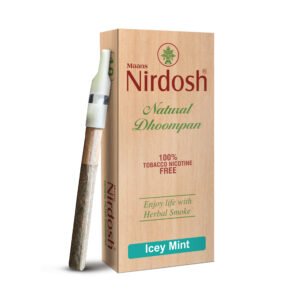 Icey mint  (Pack of 10) | 100% Tobacco & Nicotine Free | Botanical Blend and Filter Tip Design