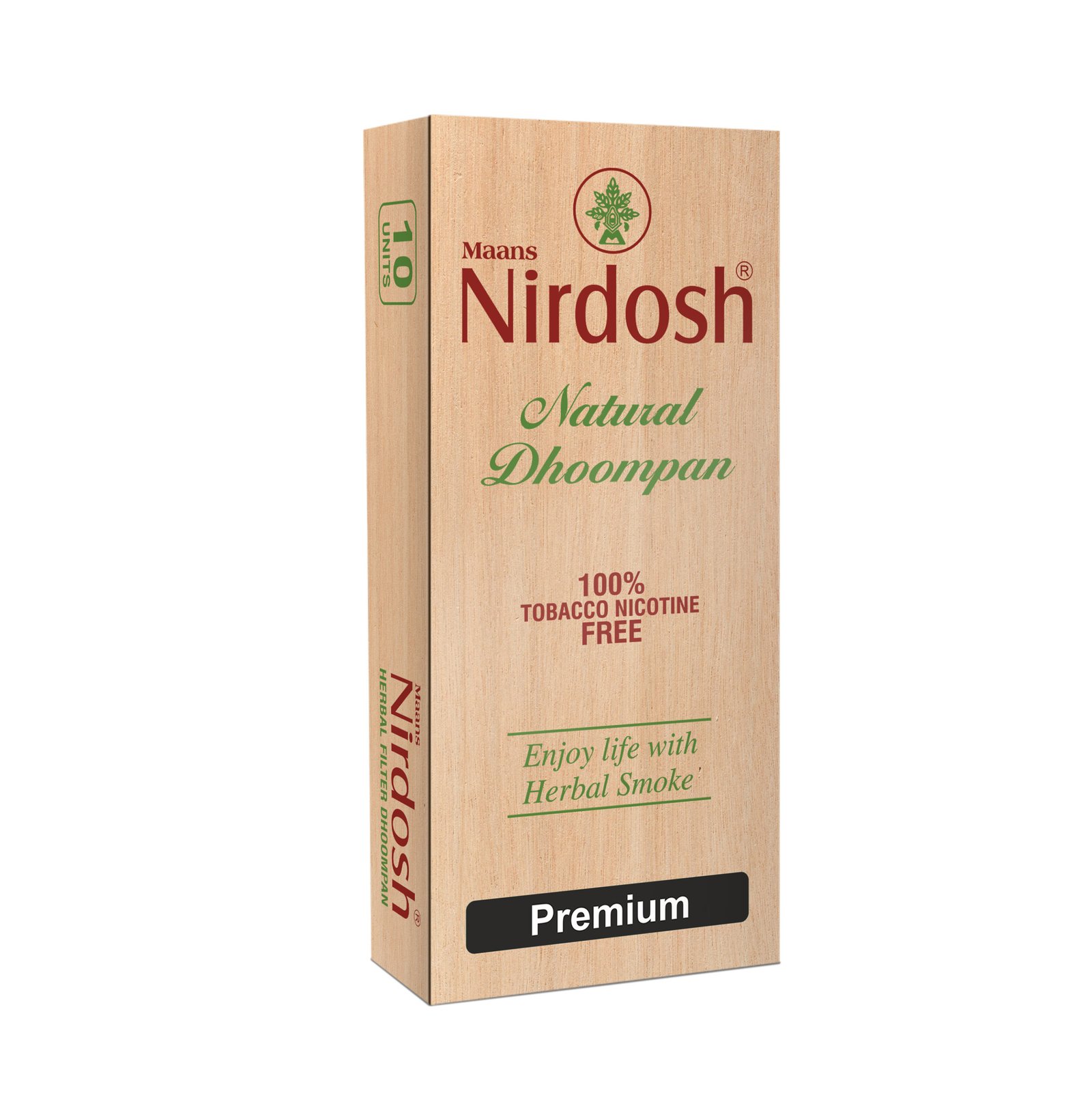 Premium (Pack of 10) | 100% Tobacco & Nicotine Free | Botanical Blend and Filter Tip Design - Image 3