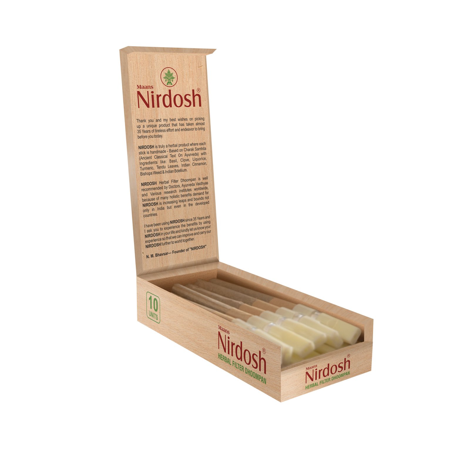 Premium (Pack of 10) | 100% Tobacco & Nicotine Free | Botanical Blend and Filter Tip Design - Image 6